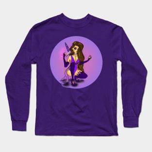 i believe in fairies (purple fairy) Long Sleeve T-Shirt